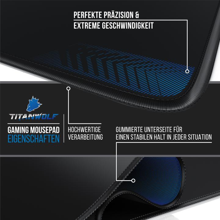 Actual product image Titanwolf Gaming Mouse Pad (XXL)
