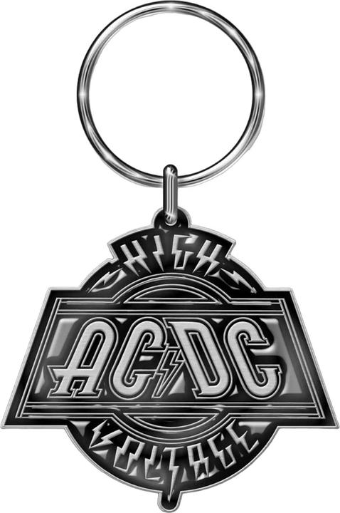 AC/DC High Voltage Metall Schlüsselanhänger