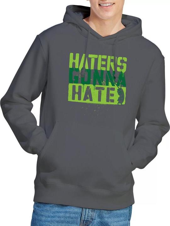 Immagine prodotto Spongebob Squarepants Haters Gonna Hate Felpa con Cappuccio Uomo (S)