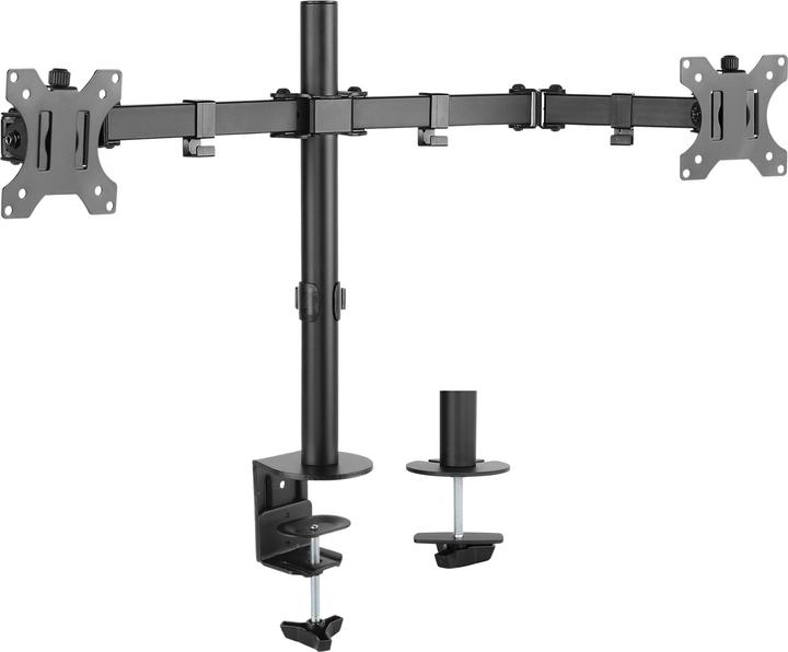 Produktbild Manhattan Tischhalterung Monitorarm für zwei Displays 33 813 (Tisch, 32")