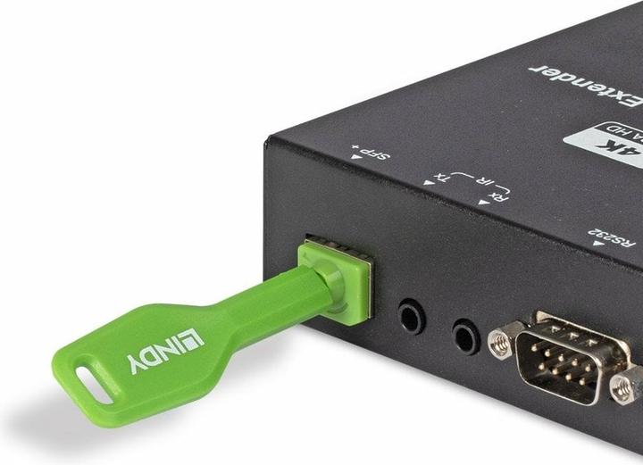 Image du produit Lindy Verrous de port SFP vert 10 pcs+ 1 clé