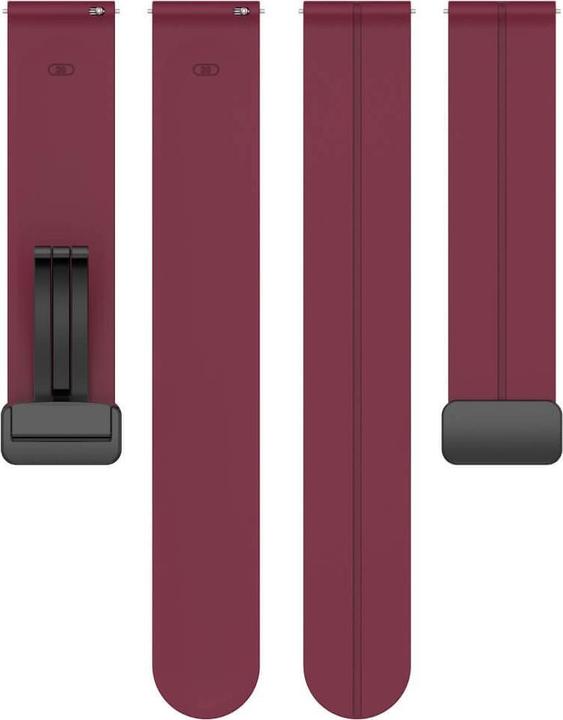 Produktbild Cover-Discount Silikon Ersatzarmband 20mm rot (20 mm, Silikon)