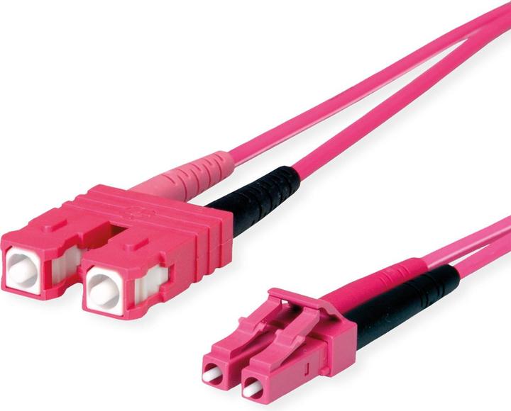 Actual product image Telegärtner Fibre optic duplex adapter cable (U/UTP, CAT7, 2 m)