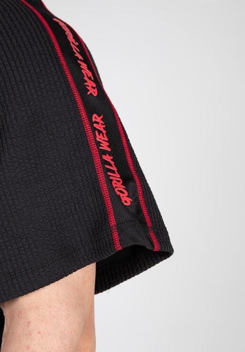 Immagine prodotto Gorilla Wear Top da allenamento Buffalo Old School Nero/Rosso (S, M)