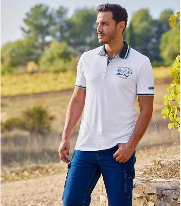 Produktbild Atlas For Men Nautical Poloshirt (2erPack) (L)