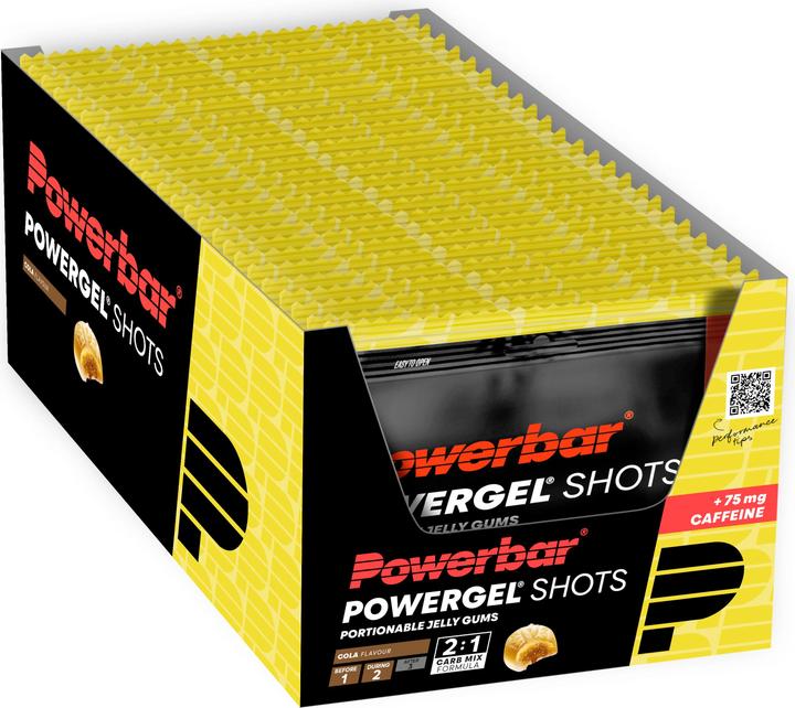 Powerbar PowerGel Shots (Cola, Koffein, 24 Stk., 1536 g)