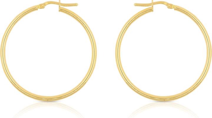 Muau Creolen (750/18 K Gold)
