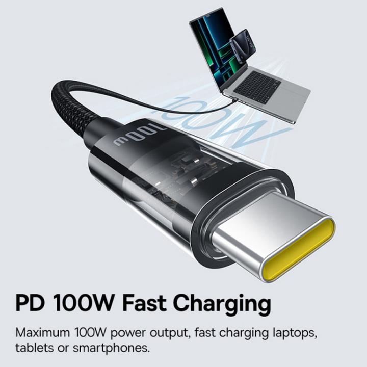 Produktbild Baseus USB C – USB C (1 m, USB 2.0, 100 W)