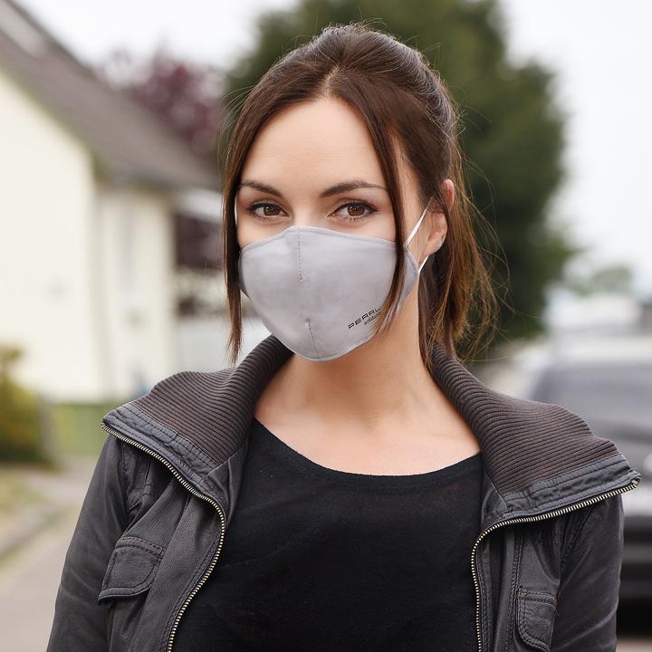 Produktbild Pearl 4er-Set Mund-Nasen-Stoffmasken mit Filter-Textil (4 x)