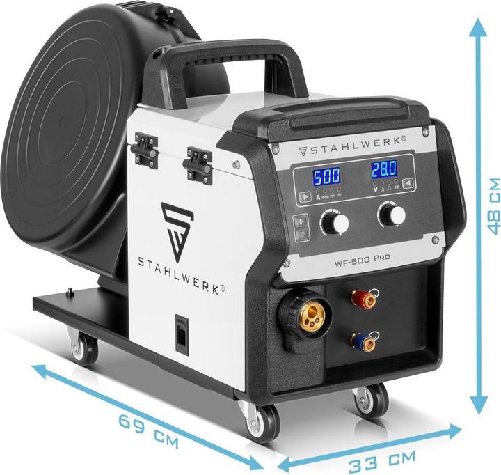 Produktbild Stahlwerk Industrie-Schweissgerät MIG MAG 500 DP IGBT Inverter mit 500 Ampere