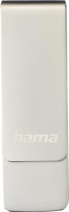 Actual product image Hama USB flash drive Rotate Pro, USB 3.0, 32GB, 70MB/s, silver (32 GB, USB-A)
