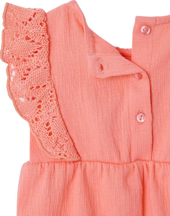 Produktbild Vertbaudet Mädchen Baby Overall mit gehäkeltem Oberteil (104)