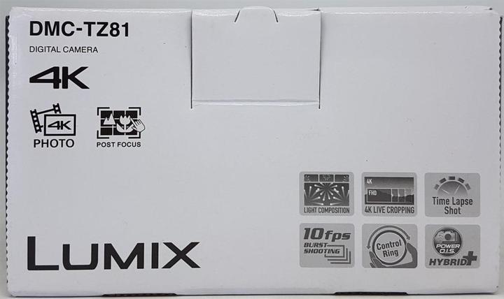 Image du produit Panasonic Lumix TZ81 (24 - 720 mm, 18.10 Mpx, 1/2,3'')