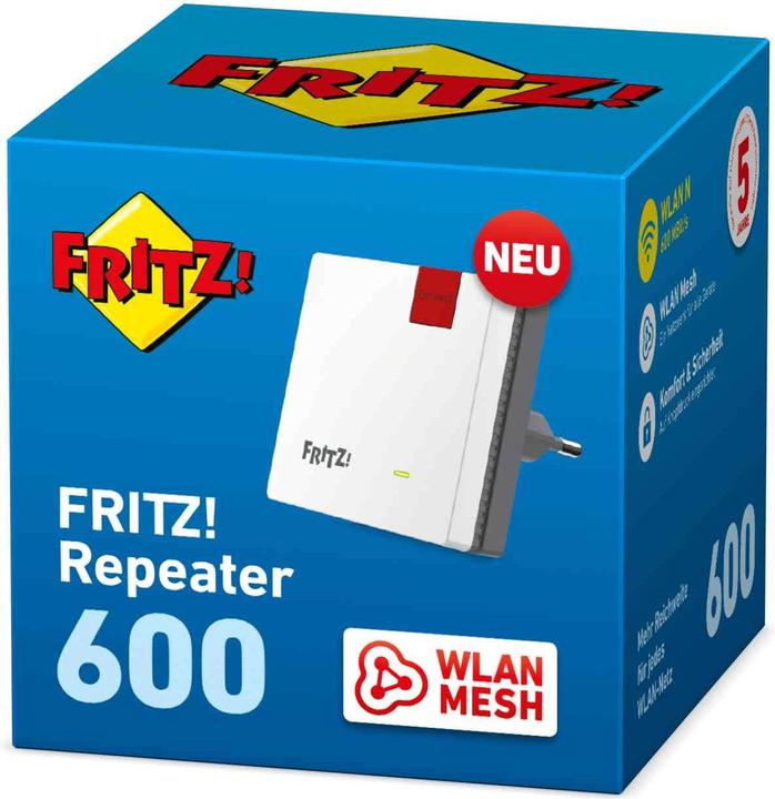 Produktbild AVM FRITZ!Repeater 600 (600 Mbit/s)