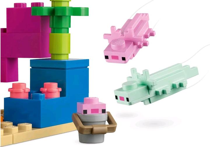Produktbild LEGO Das Axolotl-Haus (21247, LEGO Minecraft)