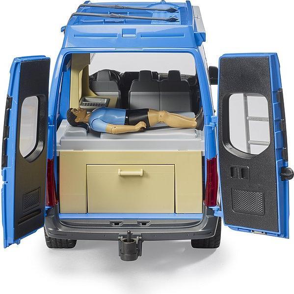 Actual product image Bruder MB Sprinter Camper mit Fahrer