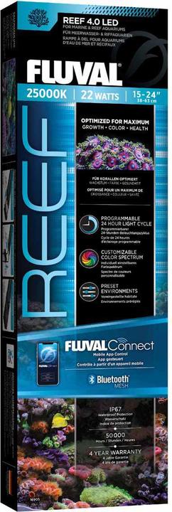 Immagine prodotto Light4Me Fluval - Reef LED 4.0 - 22W - 38.4-63 cm (LED, 22 W)