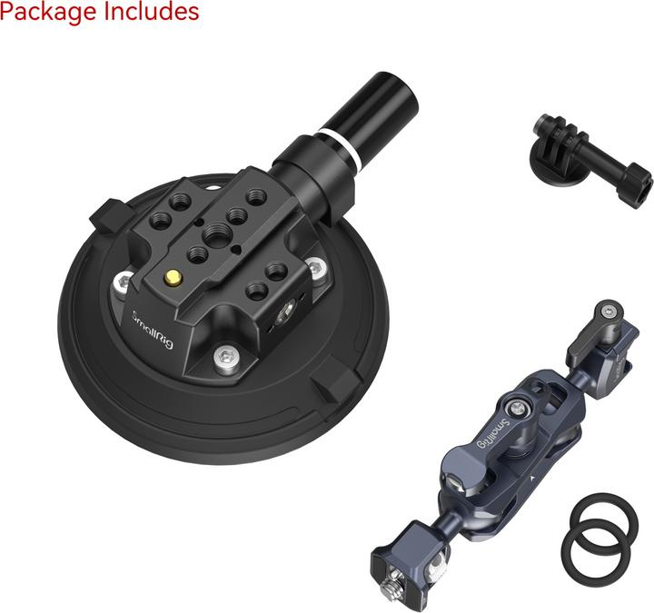 Produktbild SmallRig 4" Suction Cup Camera Mount Kit for Vehicle Shooting (Diverse)