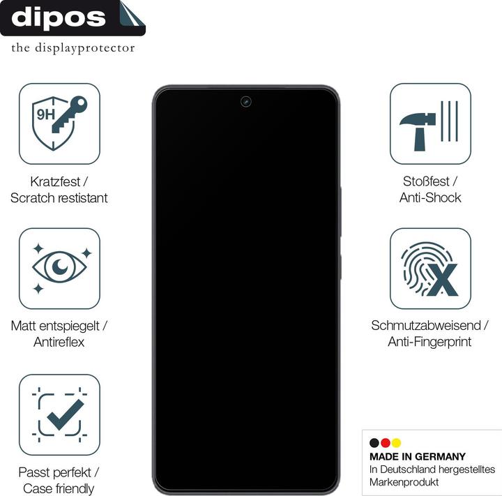 Actual product image Dipos Screen Protector Anti-Shock (2 Piece, vivo iQOO 9 Pro)