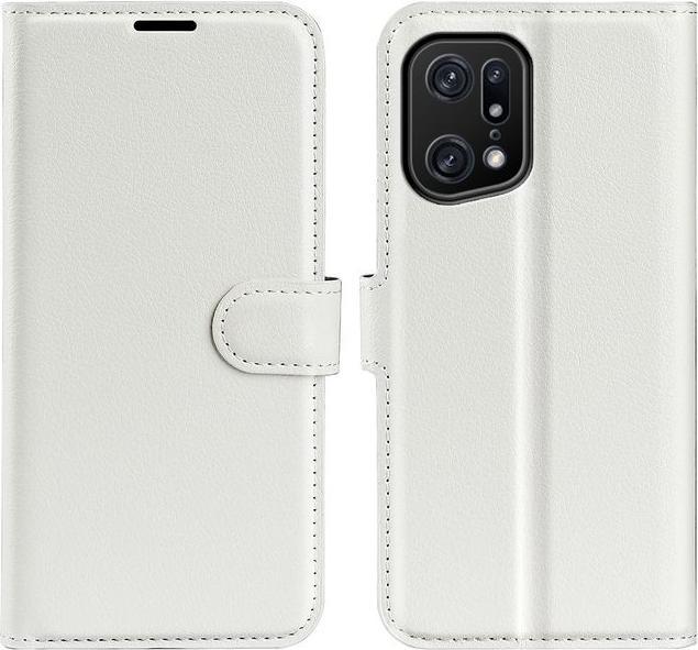 Actual product image MU Classic Litchi Leather Bookcover Series (Oppo Find X5 Pro)