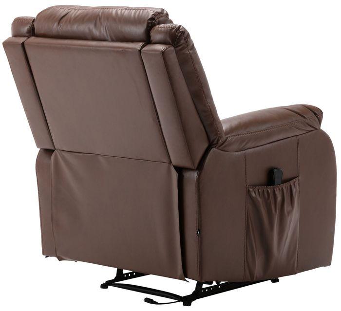 Actual product image Swisshandel24 Sessel Kerpen mit Massagefunktion Kunstleder, hellbraun