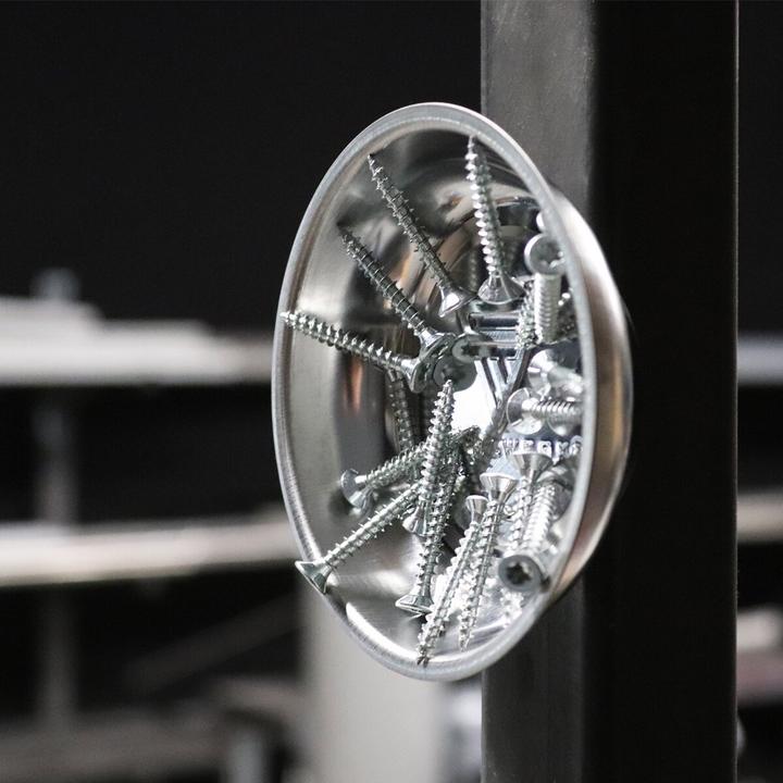 Produktbild Stahlwerk Magnetschale 4 Zoll aus Edelstahl mit starkem Magnet 4 Stück (1 x)
