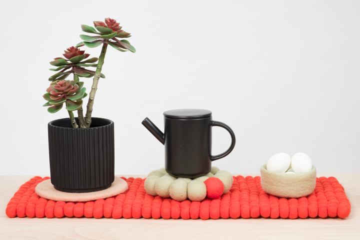 Actual product image Myfelt Colour Big One trivet in the Lutz shade (1 x, Pan coaster)