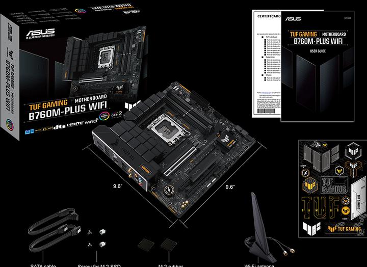 Immagine prodotto ASUS TUF GAMING B760M-PLUS WIFI (LGA 1700, Intel B760, mATX)