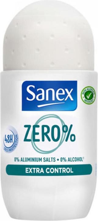 Immagine prodotto Sanex Zero Extra Control Deodorant Roll On 50ml (Roll-on, 50 ml)