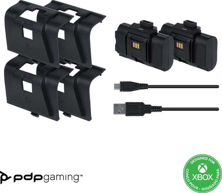 Produktbild PDP Play and Charge Kit (Xbox Series X, Xbox One X, Xbox One S, Xbox Series S)