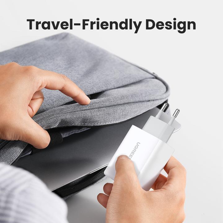 Produktbild Ugreen USB-C+USB-C 40W PD Wall Charger EU (40 W)