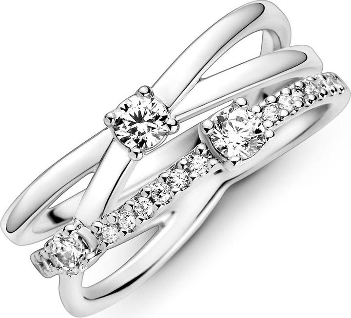Immagine prodotto Pandora Anello scintillante a tre bande (14, 54, 925 Argento)