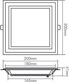 Image du produit Nobile Lampe à panneau LED 14W 3000-5700K 1300lm 1561560547 (1350 lm)