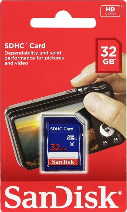 Produktbild SanDisk Standard Memory Card (32 GB, SDHC, U1, UHS-I)