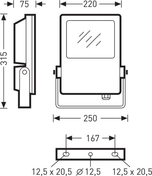 Produktbild Trilux Combial 30-RB8R/7500-740 1G1W ET (7500 lm, IP65)
