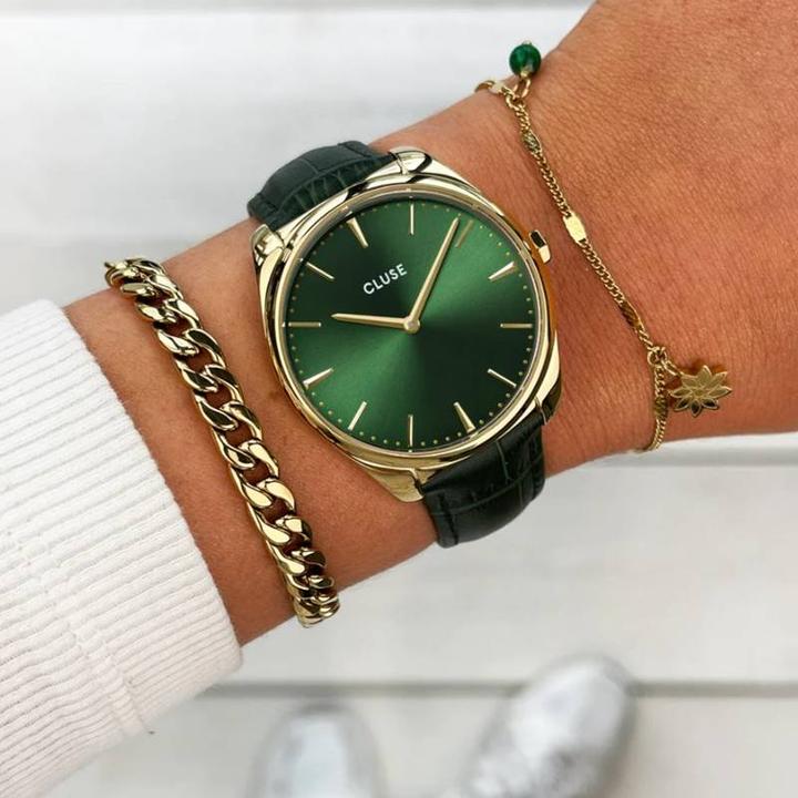 Actual product image Cluse Féroce Gold (Analogue wristwatch, 36 mm)