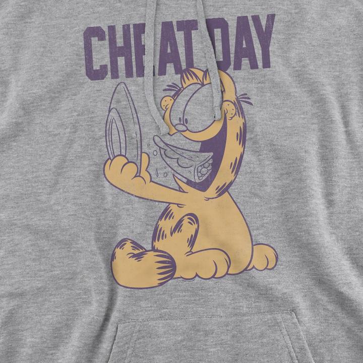 Immagine prodotto Garfield Cheat Day Felpa con Cappuccio Uomo (L)