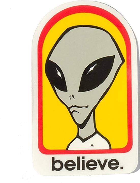 Produktbild Alien Workshop Believe Sticker