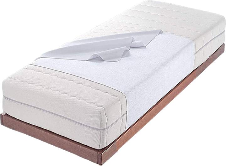 Actual product image Casativo Waterproof mattress protector, 80% polyester 20% polyurethane, 75 x 80 cm, Made in Italy. (75 x 80 cm)