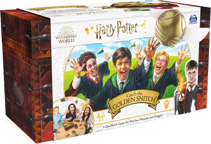 Produktbild Spin Master Harry Potter – Fang den Goldenen Schnatz, ein Quidditch-Brettspiel für Hexen, Zauberer und Muggel