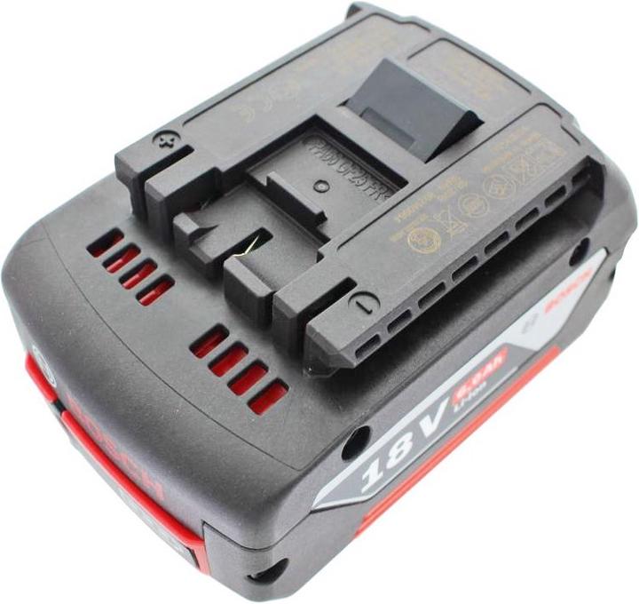 Actual product image Bosch Professional Zubehör Battery GSR 18 V-LI battery 2607336815, 2607337263, 1600A004ZN with 18 Volt and 6Ah (6 Ah)