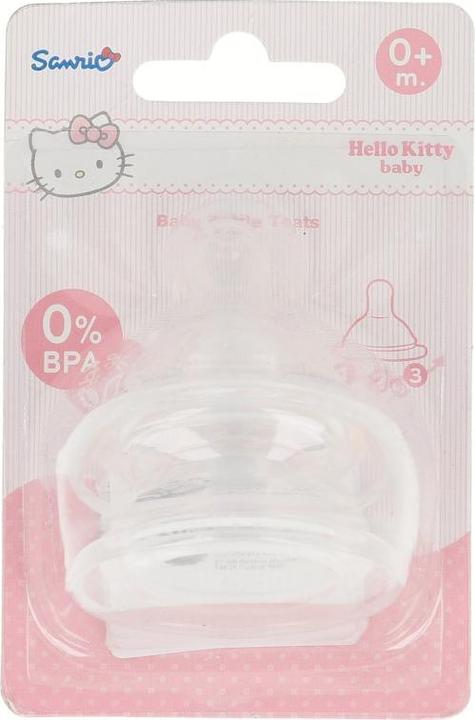 Actual product image Hello Kitty Dummy silicone for bottle 0 m+ (2 pcs.) (2 x, from birth)