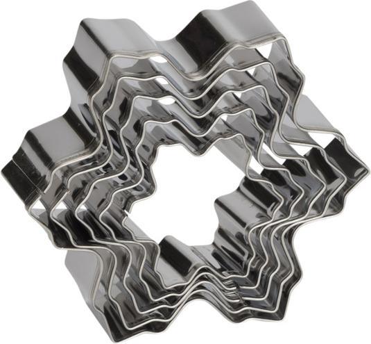 Actual product image Patisse Biscuit cutter snowflake set 5 pieces
