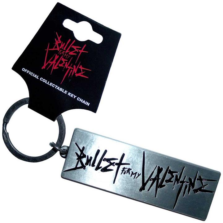 Actual product image Bullet For My Valentine Engraved Logo Schlüsselanhänger