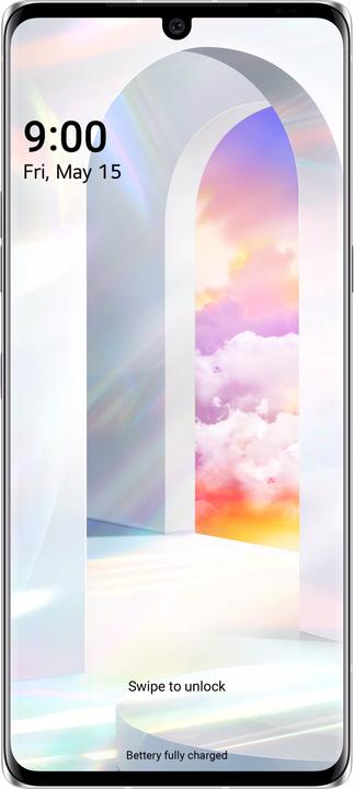 Produktbild LG Velvet (128 GB, Aurora Weiss, 6.80", Single SIM, 48 Mpx, 5G)