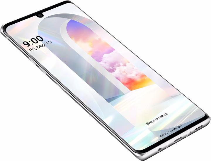 Produktbild LG Velvet (128 GB, Aurora Weiss, 6.80", Single SIM, 48 Mpx, 5G)