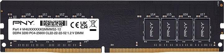 Immagine prodotto PNY MD16GSD43200-TB, 16 Go, 1 x 16 Go, DDR4, 3200 MHz, 288-pin DIMM (1 x 16GB, 3200 MHz, DDR4-RAM, DIMM)