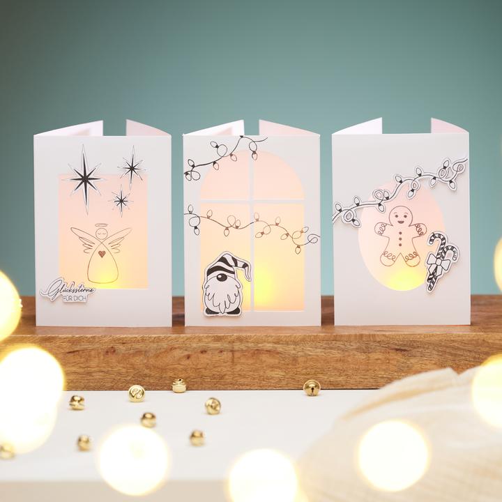 Image du produit VBS Cartes passe-partout "Fenêtre", 10 pièces, DIN A6, blanc. (10 pcs)