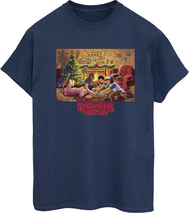 Netflix Stranger Things Christmas Gathering TShirt (M)