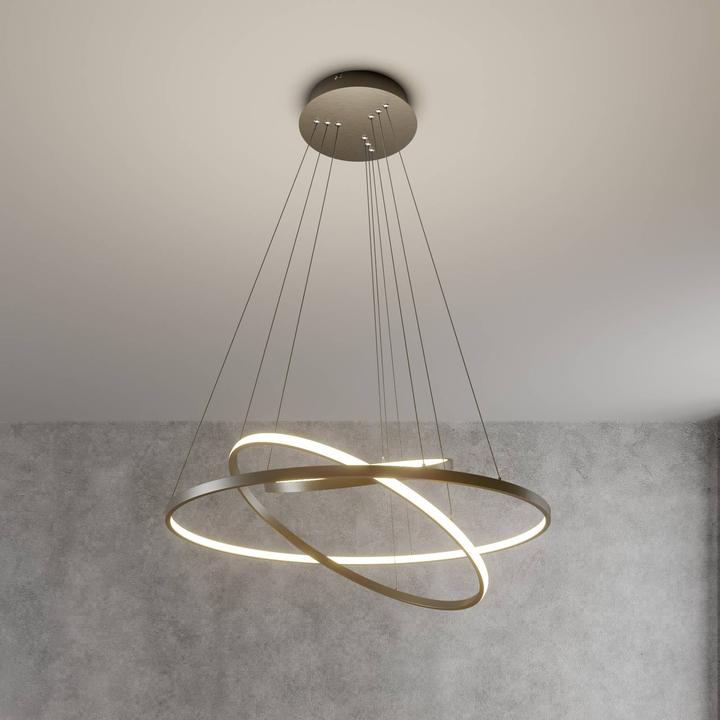 Immagine prodotto Lucande Lampada a sospensione Ezana in nichel (2300 lm)